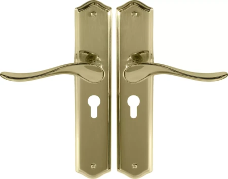 Haven Traditional Longplate E48 Keyhole - PB