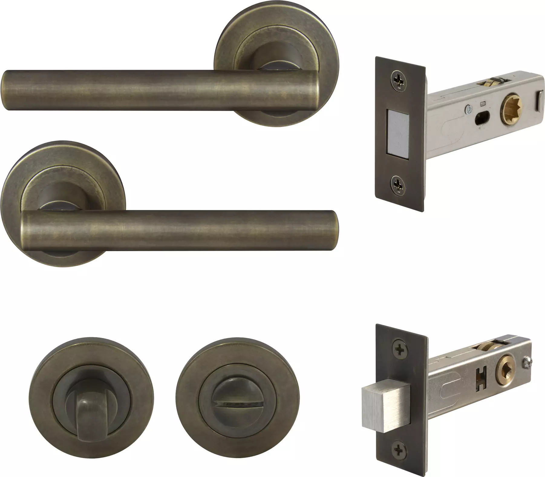 Charleston Round Rose Privacy Set - Magn. Latch - ORB