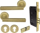 Federal Round Rose Entrance Set - E85 - Key/Key - RLB