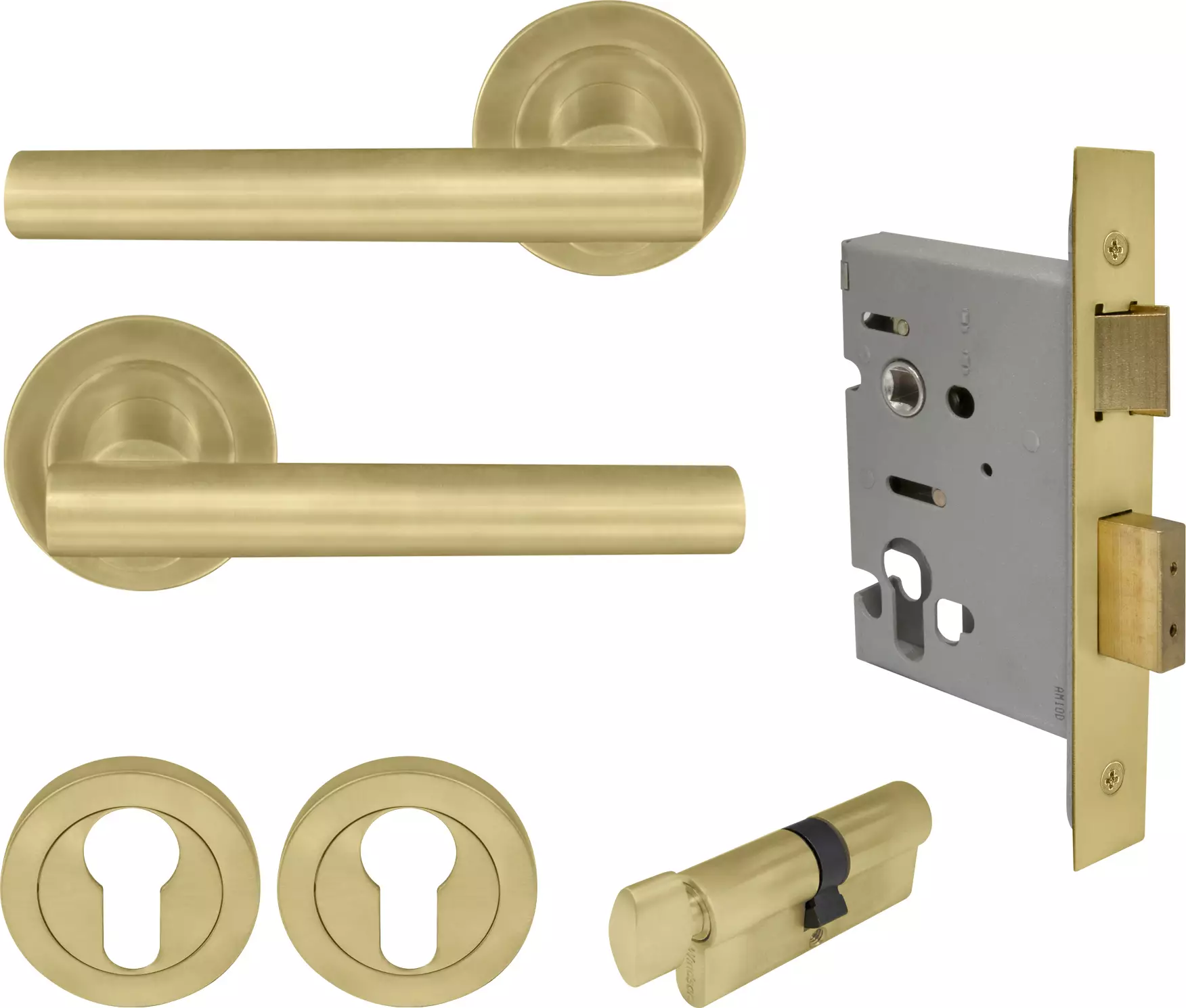 Charleston Round Rose Entrance Set - E48 - MSB