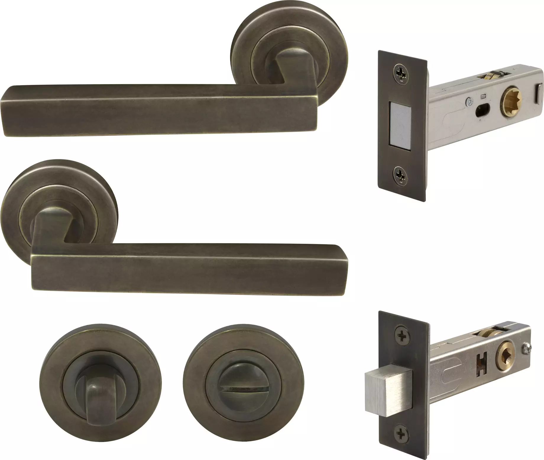 Federal Round Rose Privacy Set - Magn. Latch - ORB