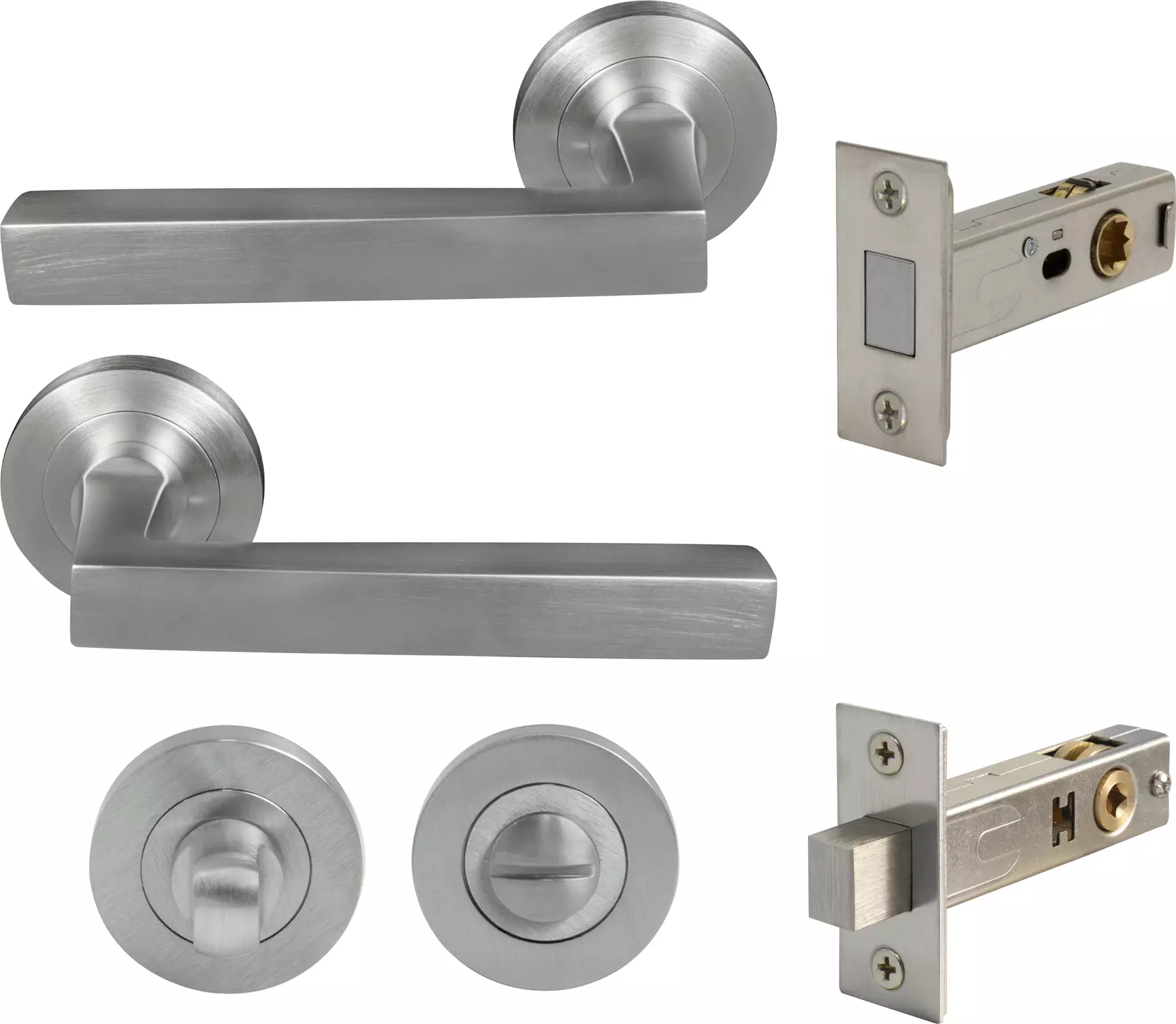 Federal Round Rose Privacy Set - Magn. Latch - PC