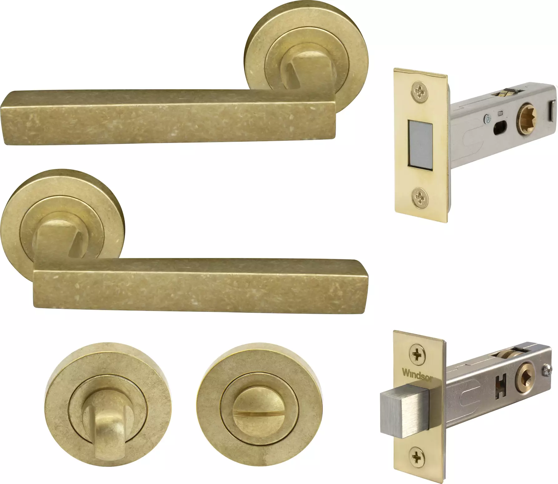 Federal Round Rose Privacy Set - Magn. Latch - RLB