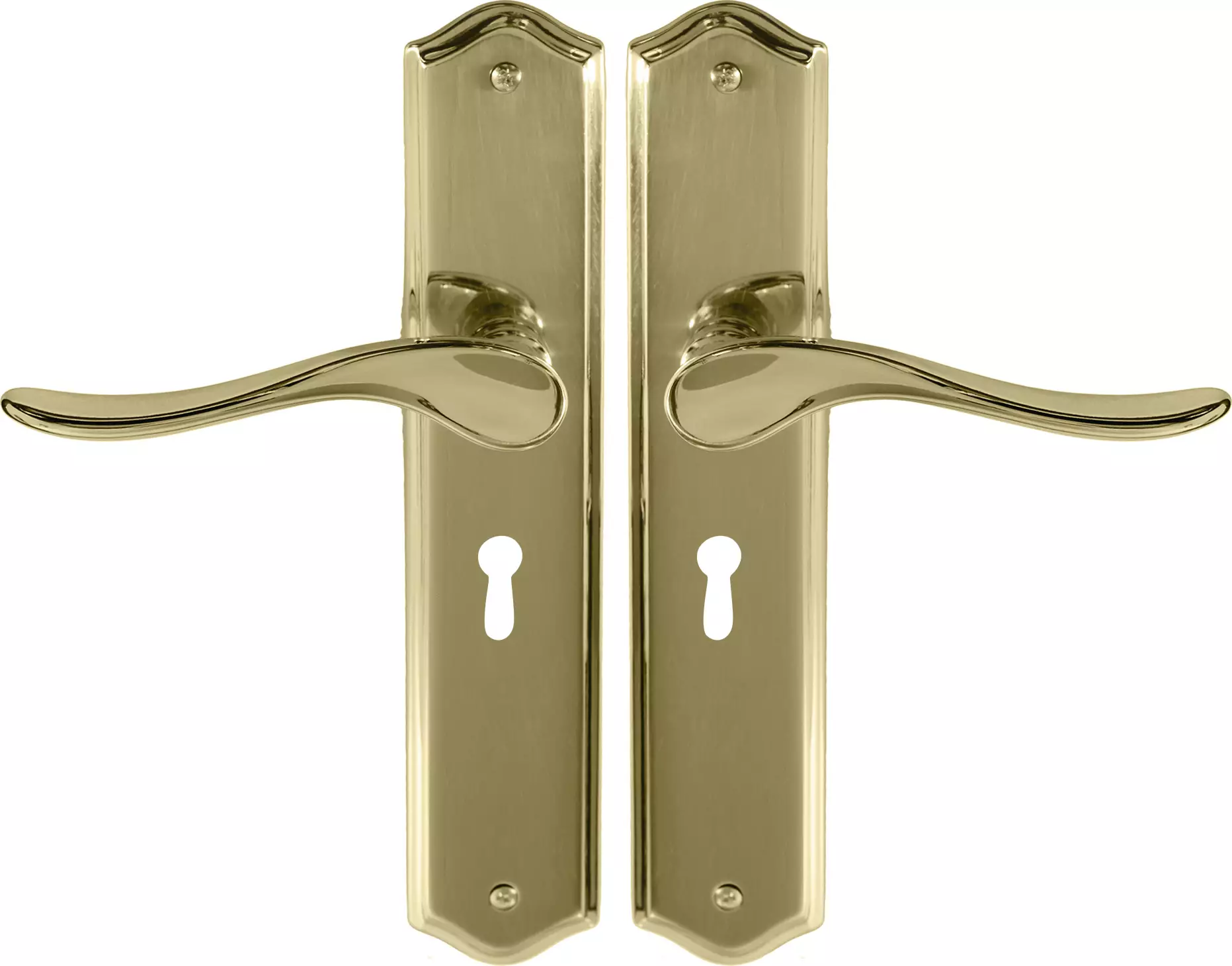 Haven Traditional Longplate Std Keyhole - PB