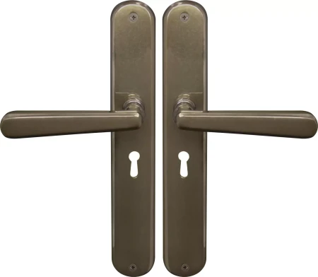 Villa Oval Longplate Std Keyhole - AB
