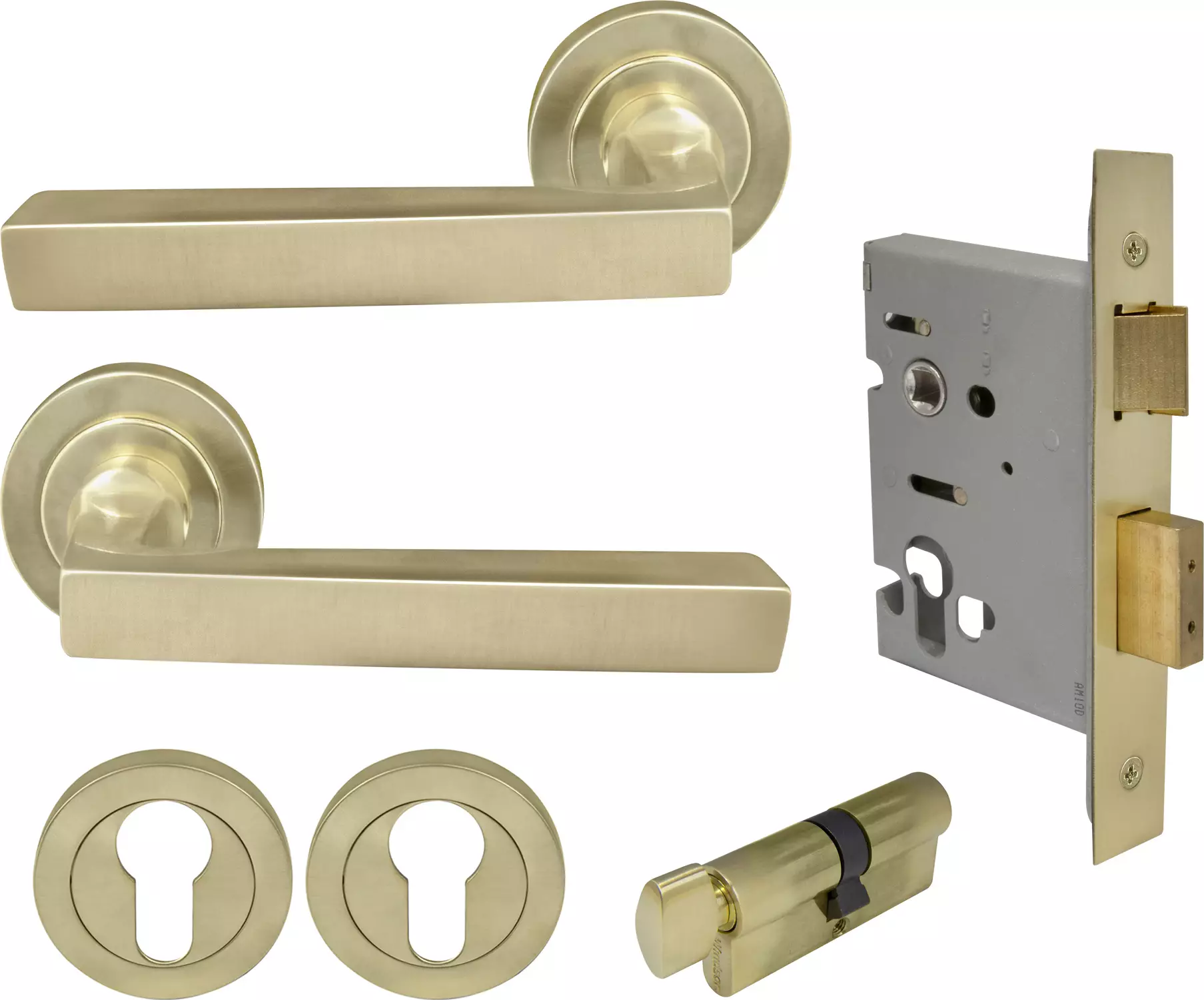 Federal Round Rose Entrance Set - E48 - USB