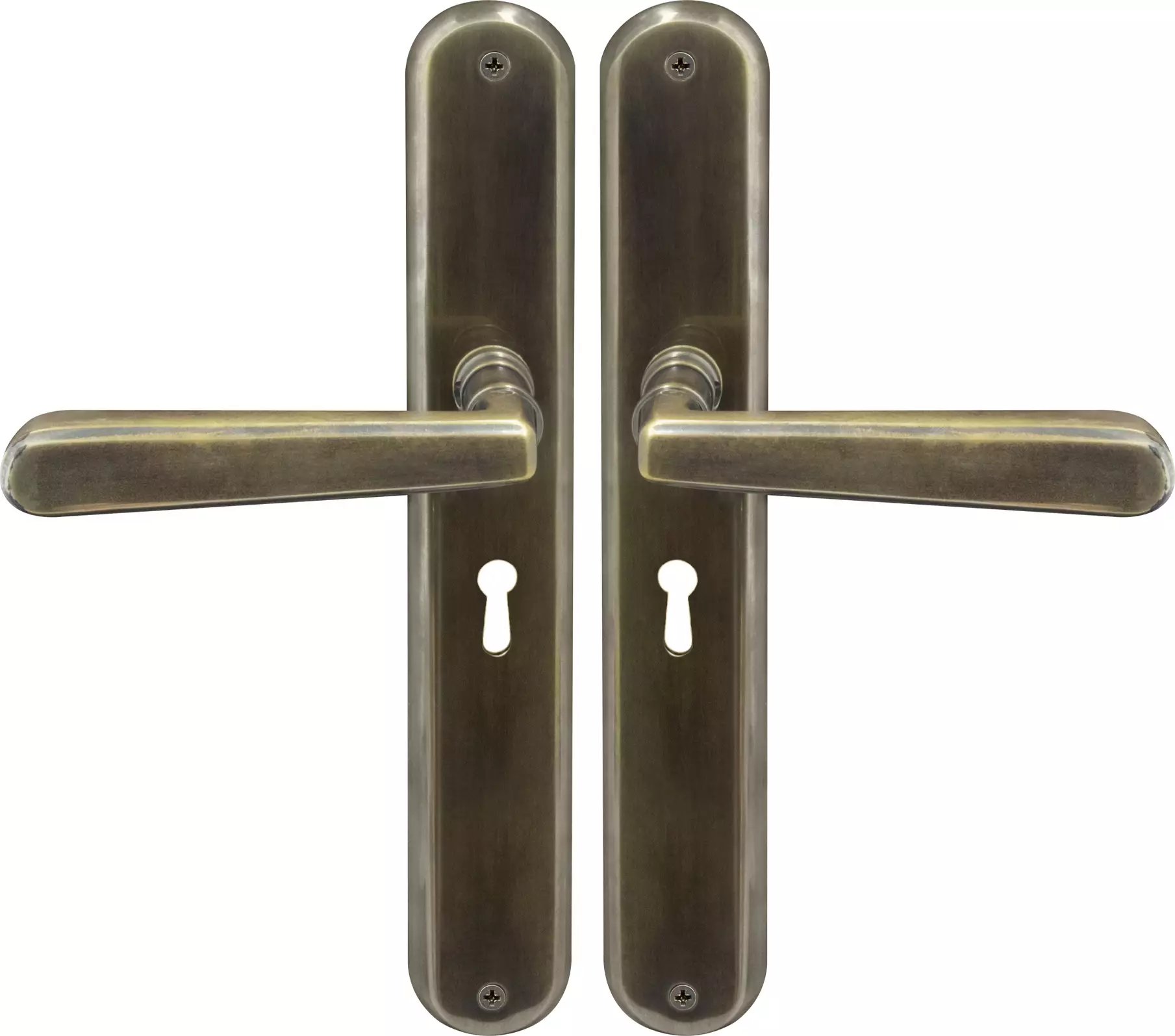 Villa Oval Longplate Std Keyhole - ORB