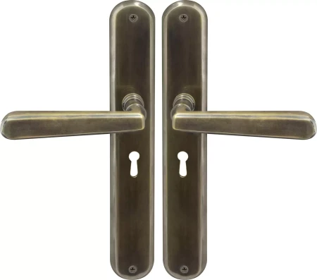 Villa Oval Longplate Std Keyhole - ORB
