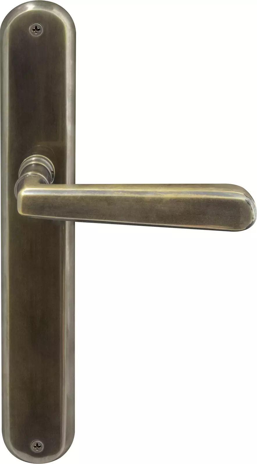 Villa Longplate Oval Dummy Lever - LH - ORB