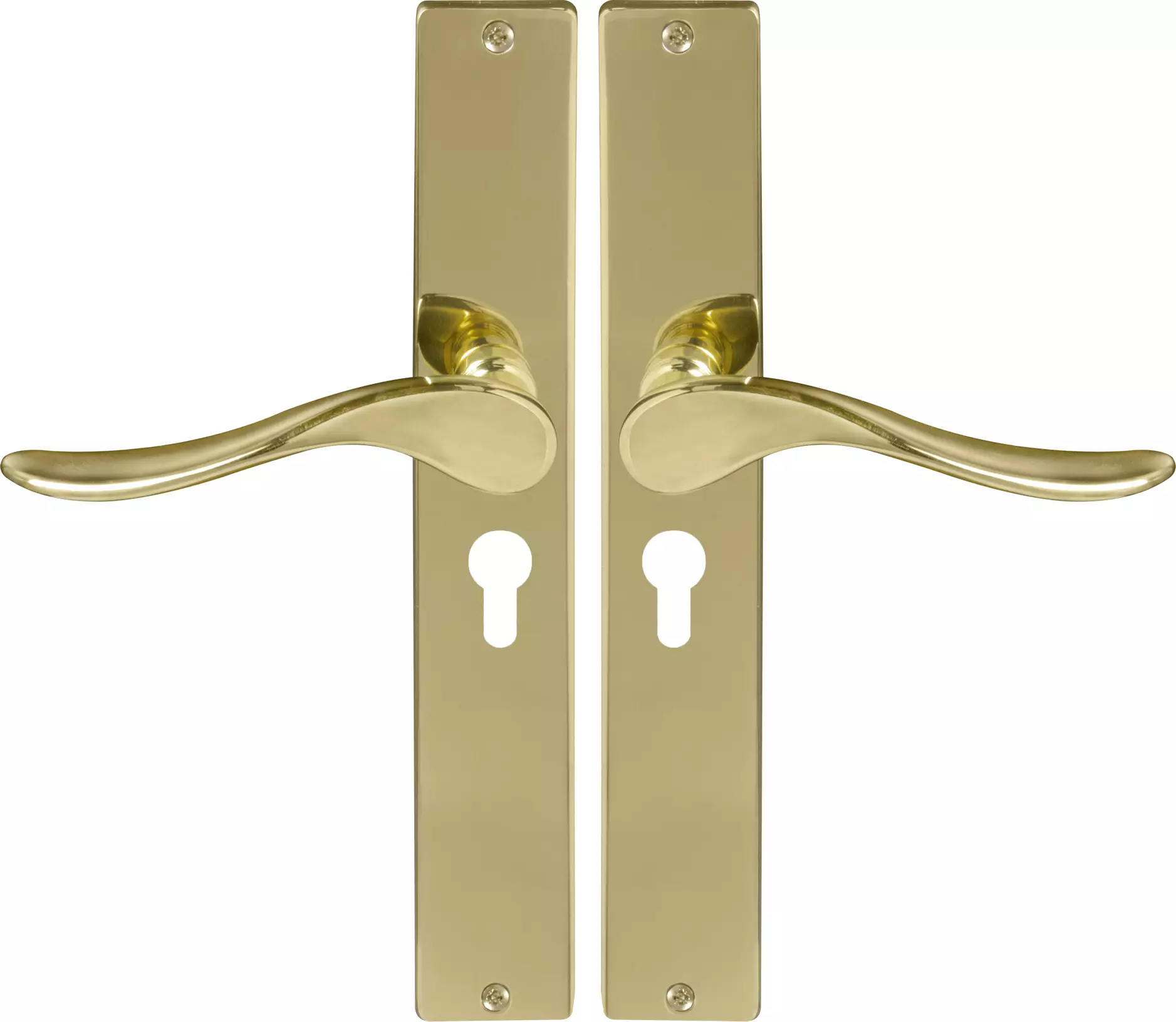 Haven Square Longplate E48 Keyhole - PB