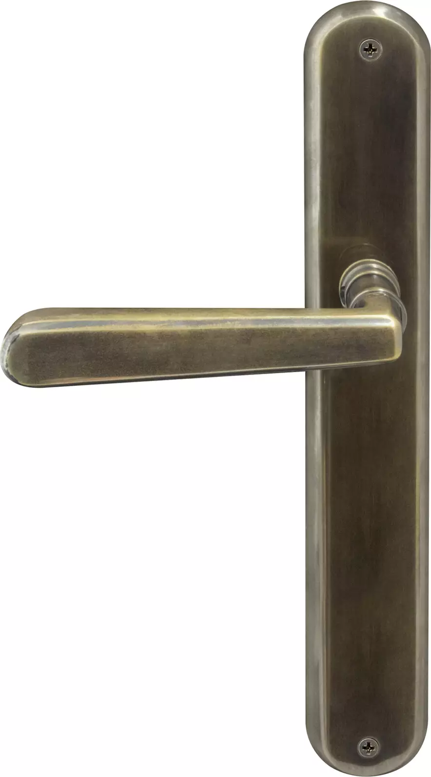 Villa Longplate Oval Dummy Lever - RH - ORB