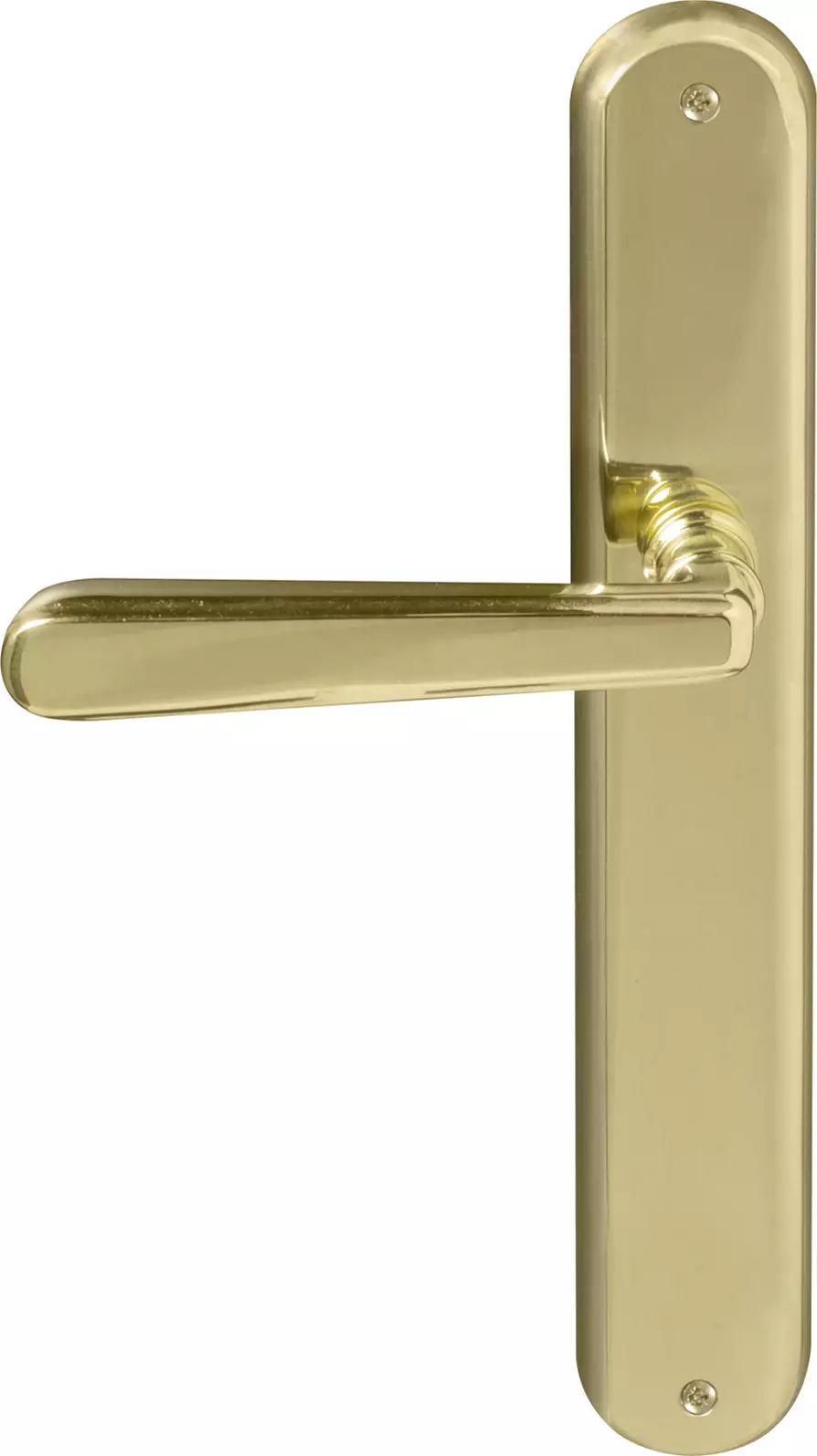 Villa Longplate Oval Dummy Lever - RH - PB