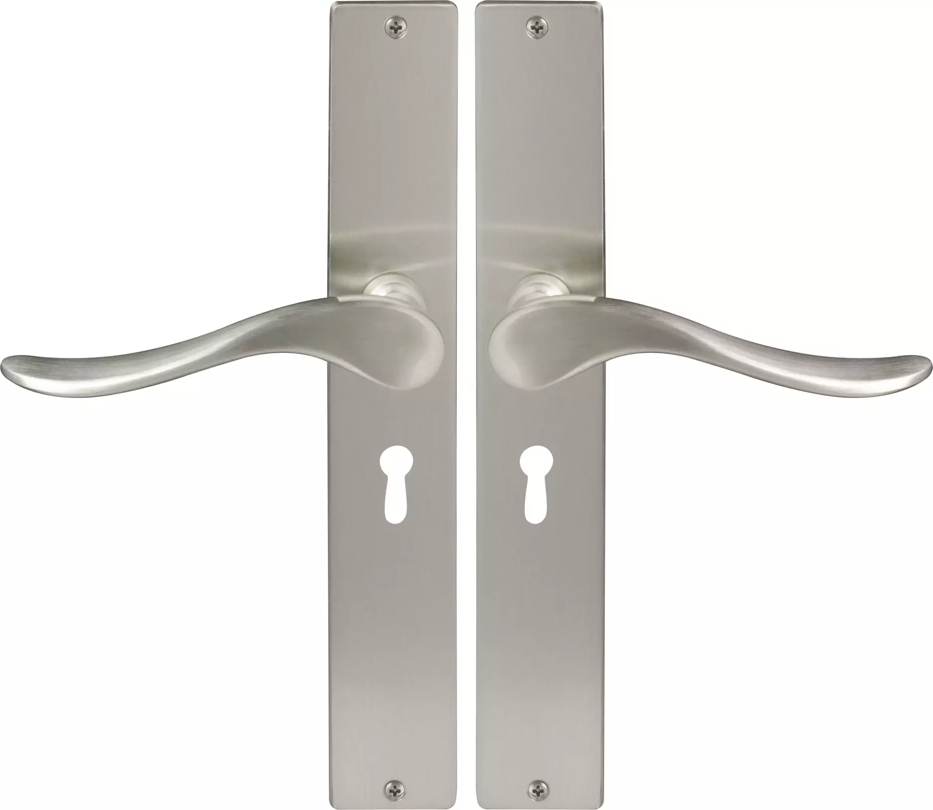 Haven Square Longplate Std Keyhole - BN