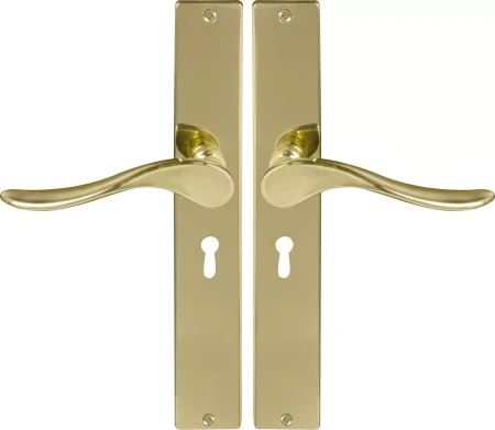 Haven Square Longplate Std Keyhole - PB