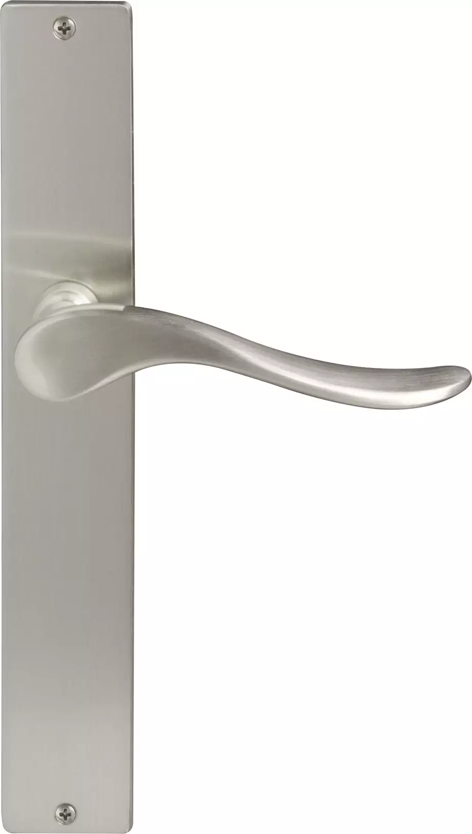 Haven Longplate Square Dummy Lever - LH - BN