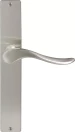 Haven Longplate Square Dummy Lever - LH - BN
