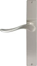 Haven Longplate Square Dummy Lever - RH - BN