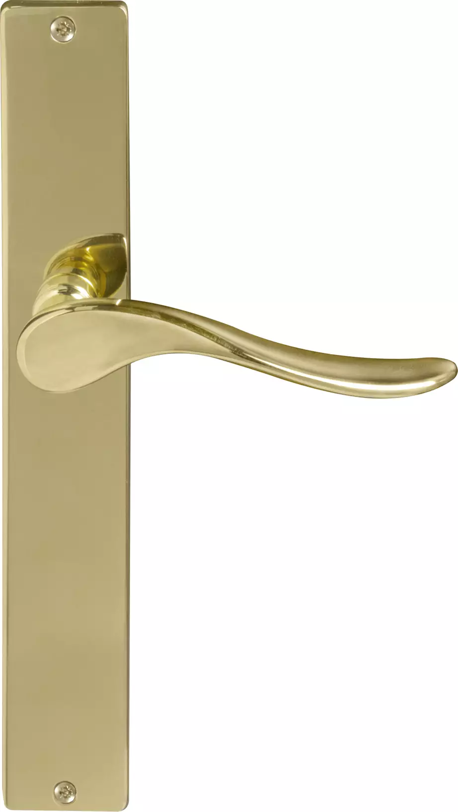 Haven Longplate Square Dummy Lever - LH - PB