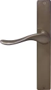 Haven Longplate Square Dummy Lever - RH - AB