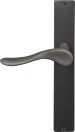 Haven Longplate Square Dummy Lever - RH - DRB