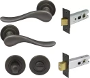 Haven Round Rose Privacy Set - DRB