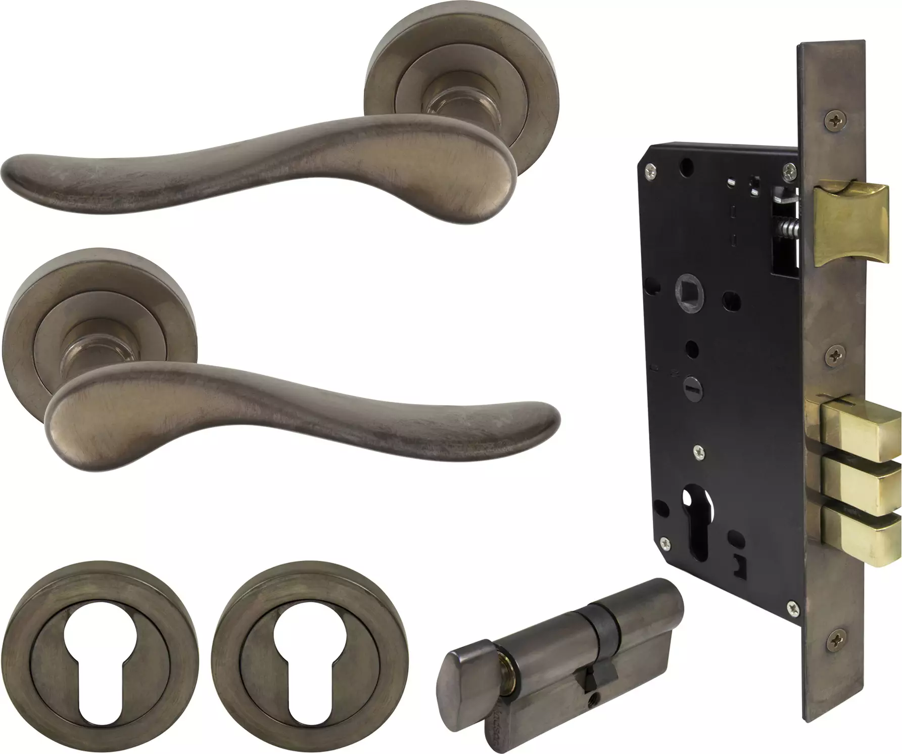 Haven Round Rose Entrance Set - E85 - NB