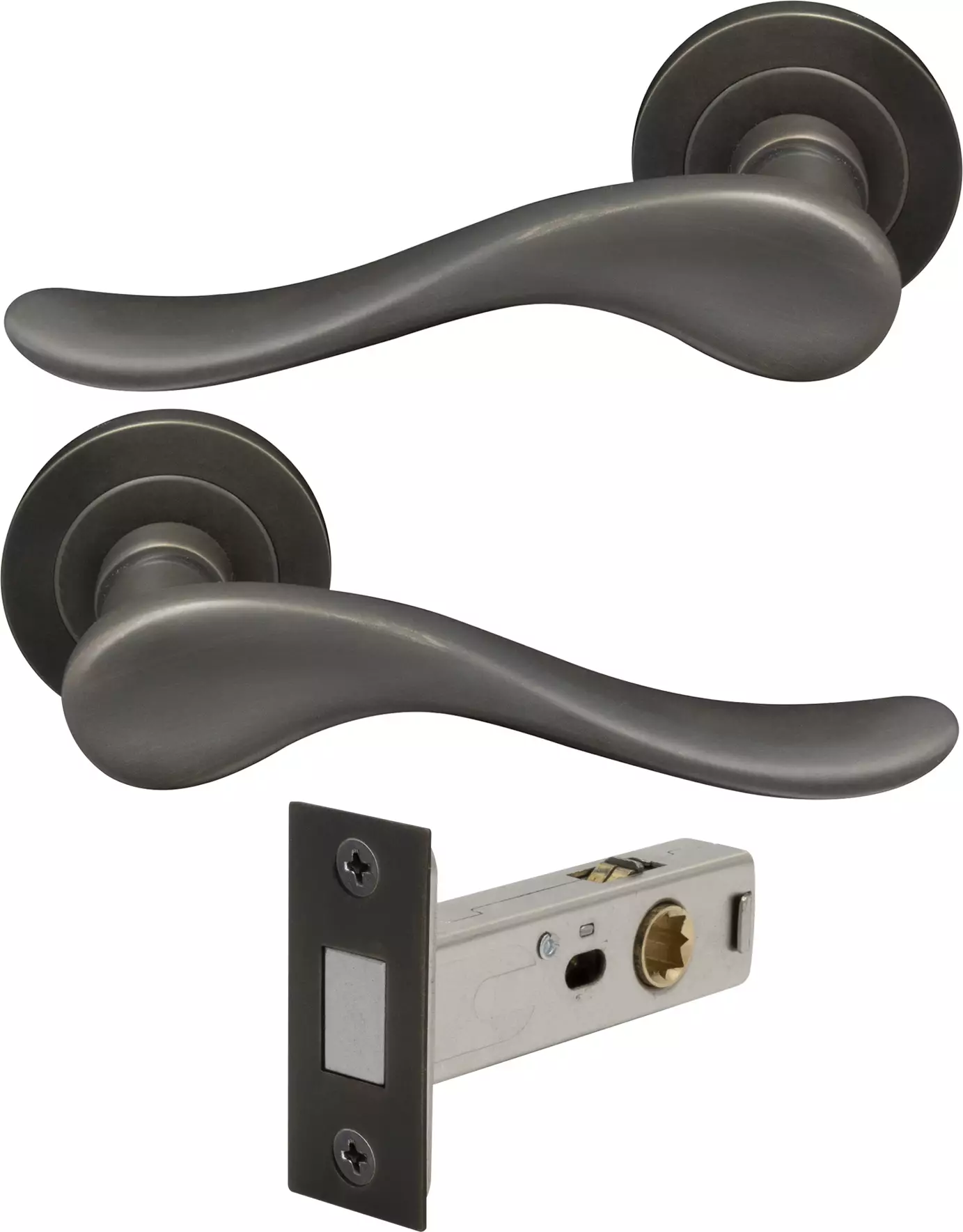 Haven Round Rose Passage Set - Magn. Latch - DRB