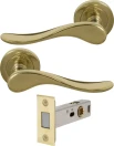 Haven Round Rose Passage Set - Magn. Latch - UB