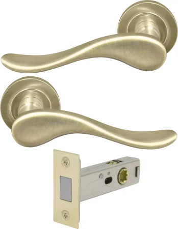 Haven Round Rose Passage Set - Magn. Latch - USB