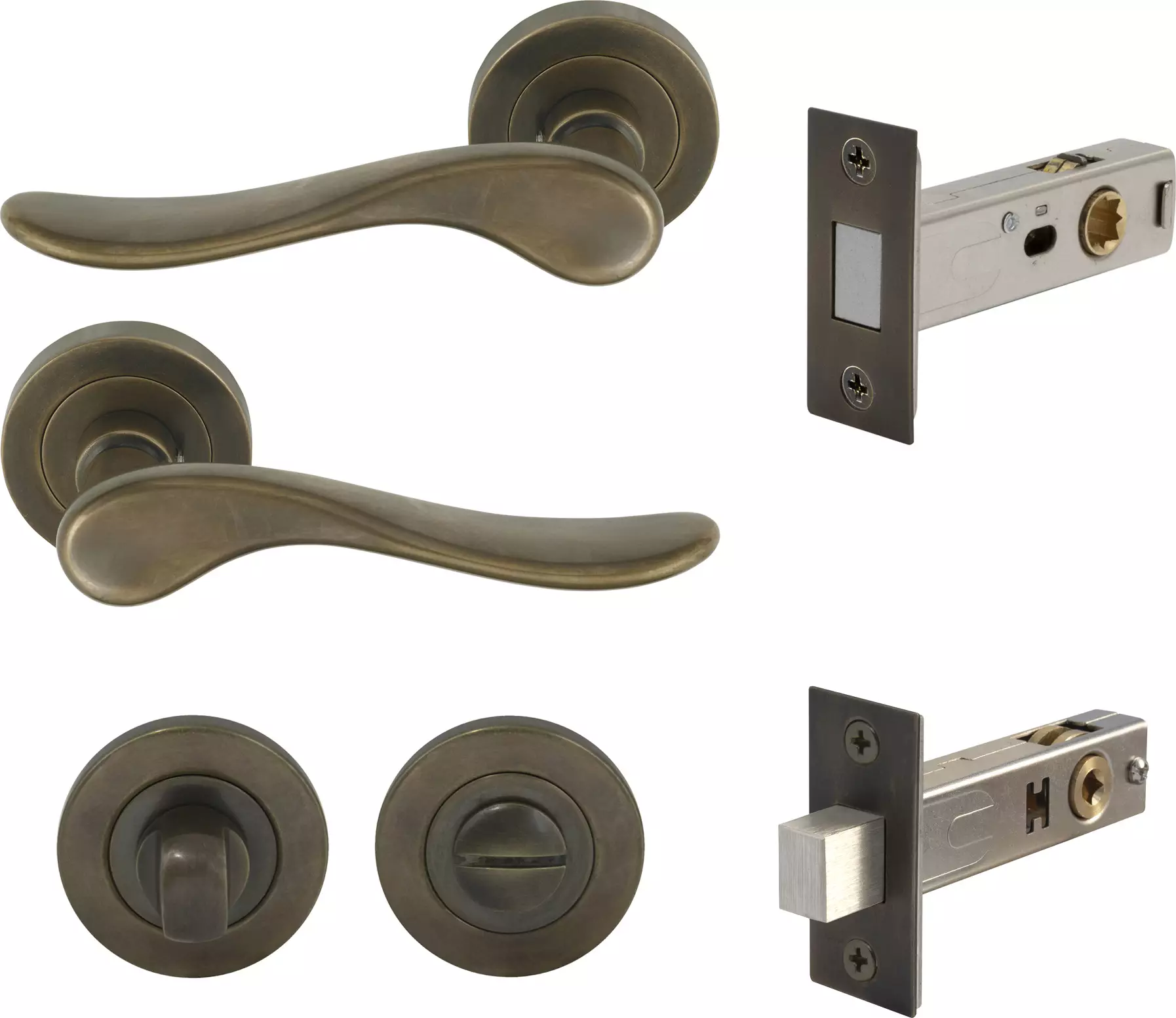 Haven Round Rose Privacy Set - Magn. Latch - ORB