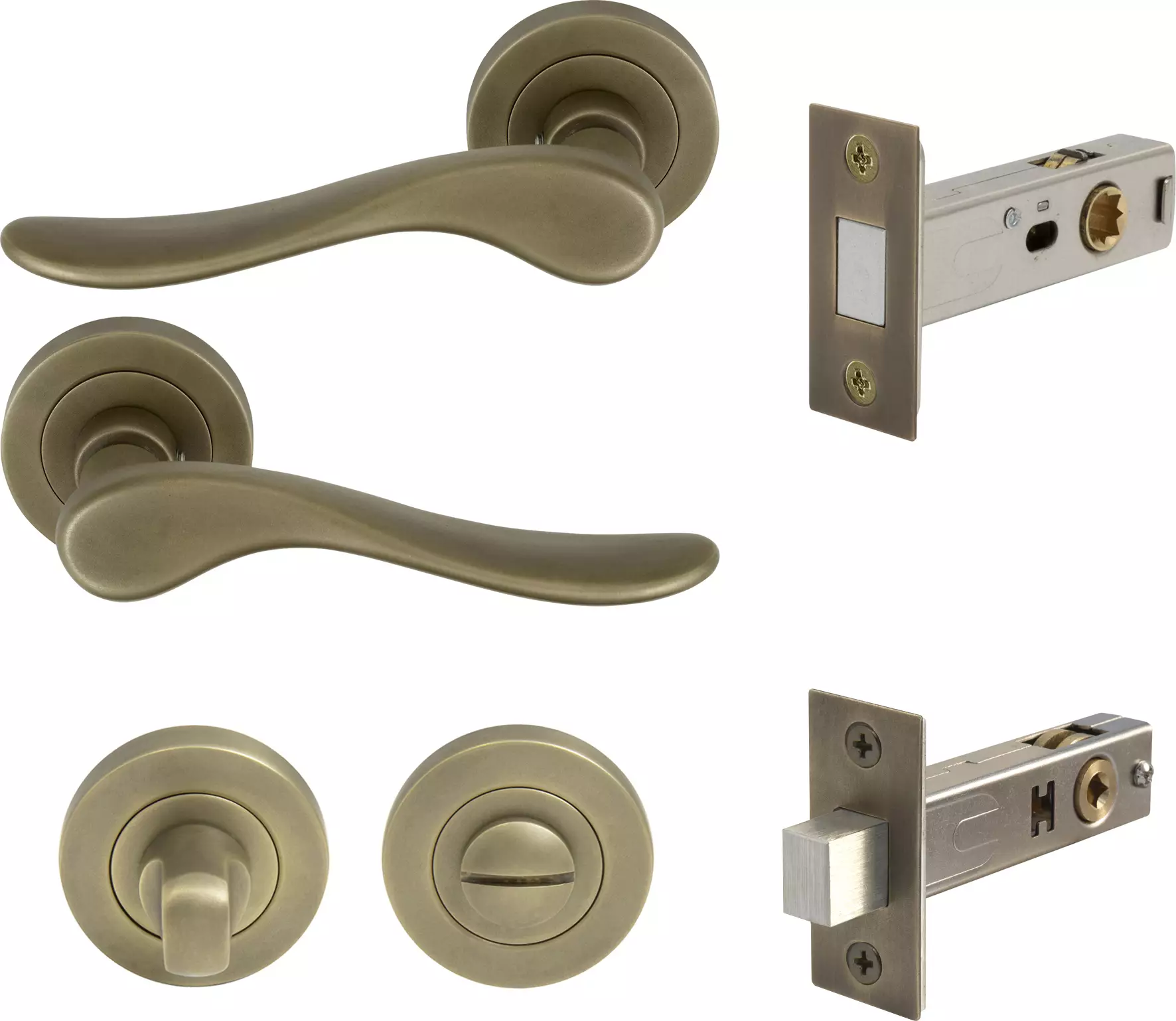 Haven Round Rose Privacy Set - Magn. Latch - RB