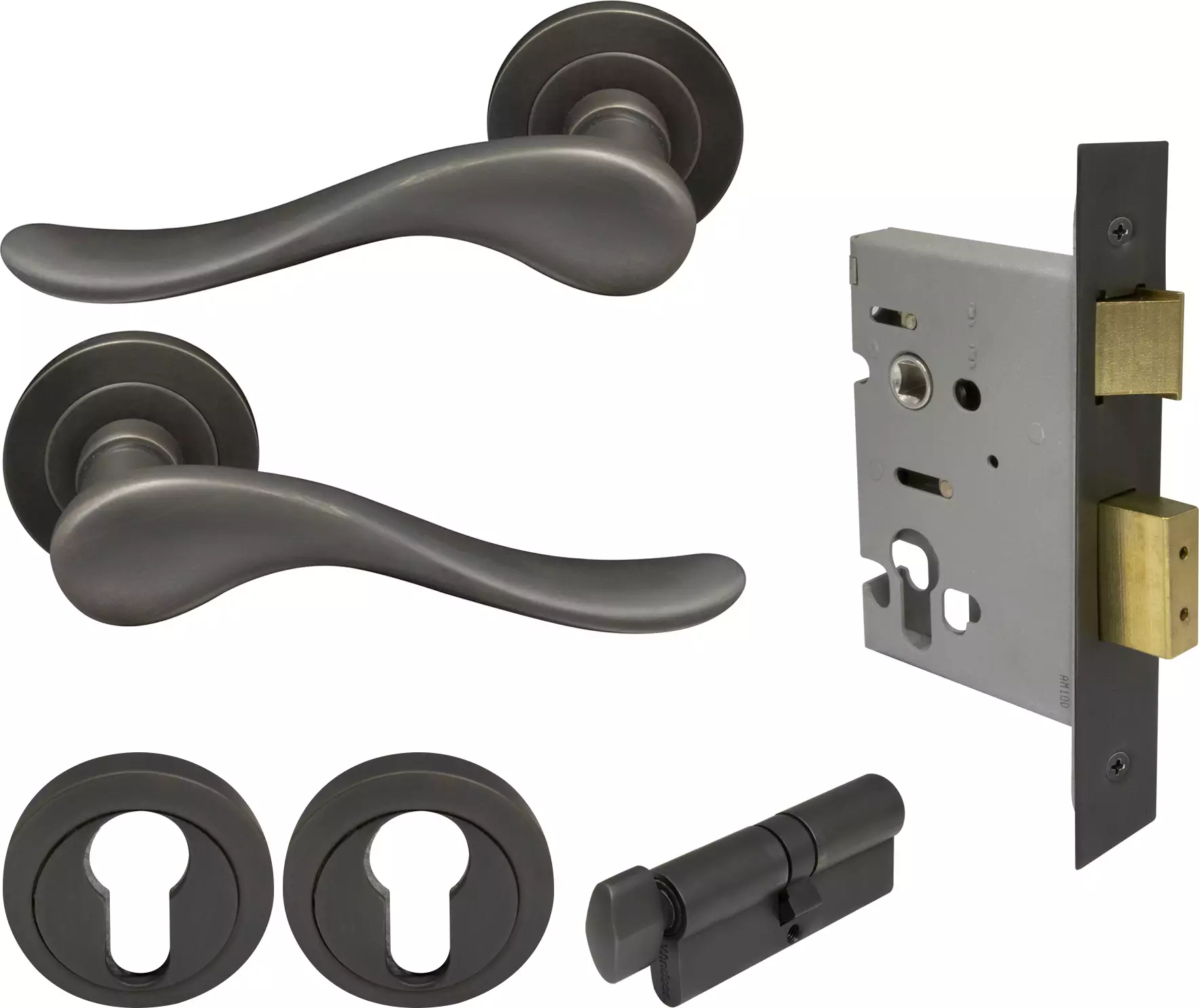 Haven Round Rose Entrance Set - E48 - DRB