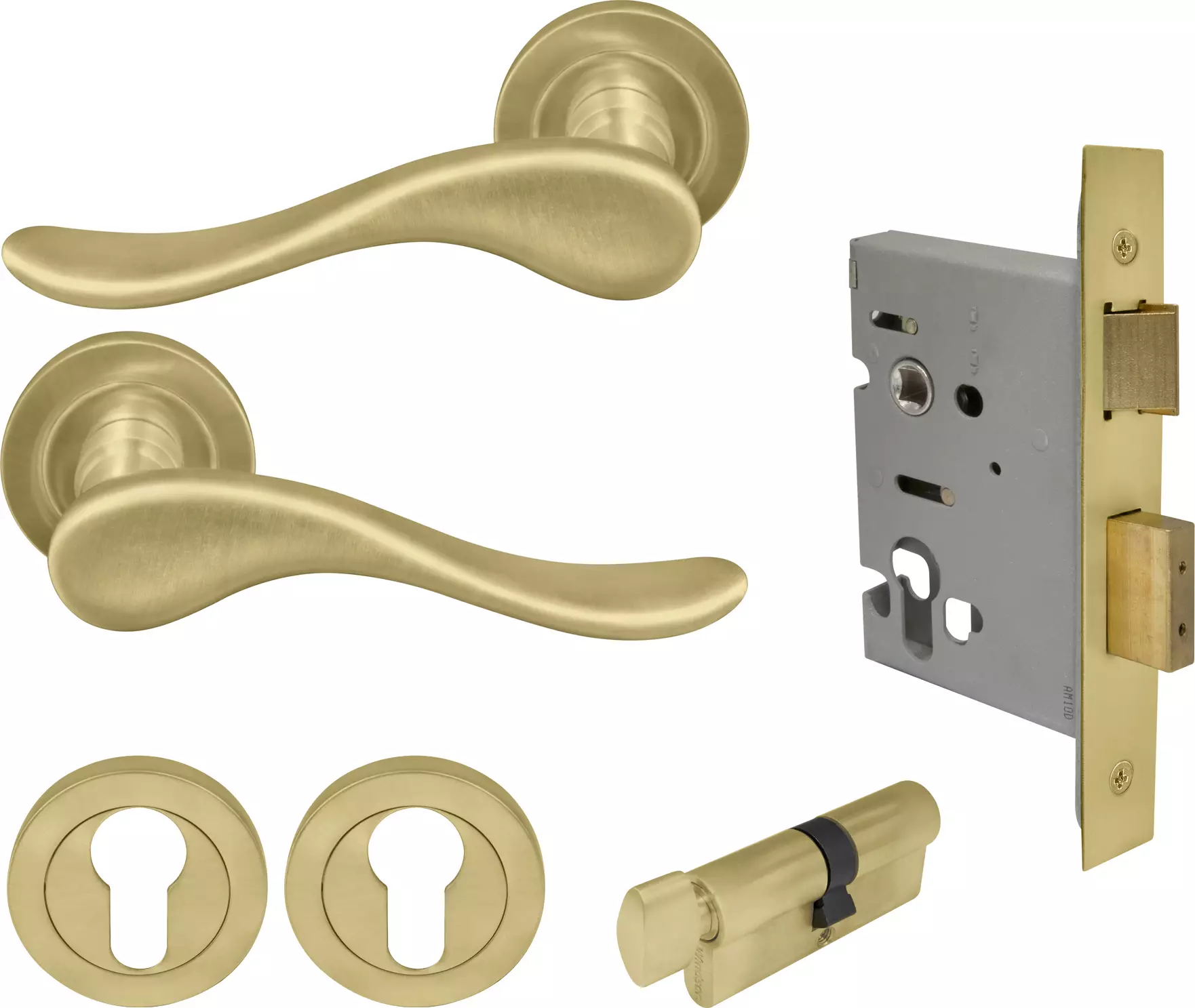 Haven Round Rose Entrance Set - E48 - MSB