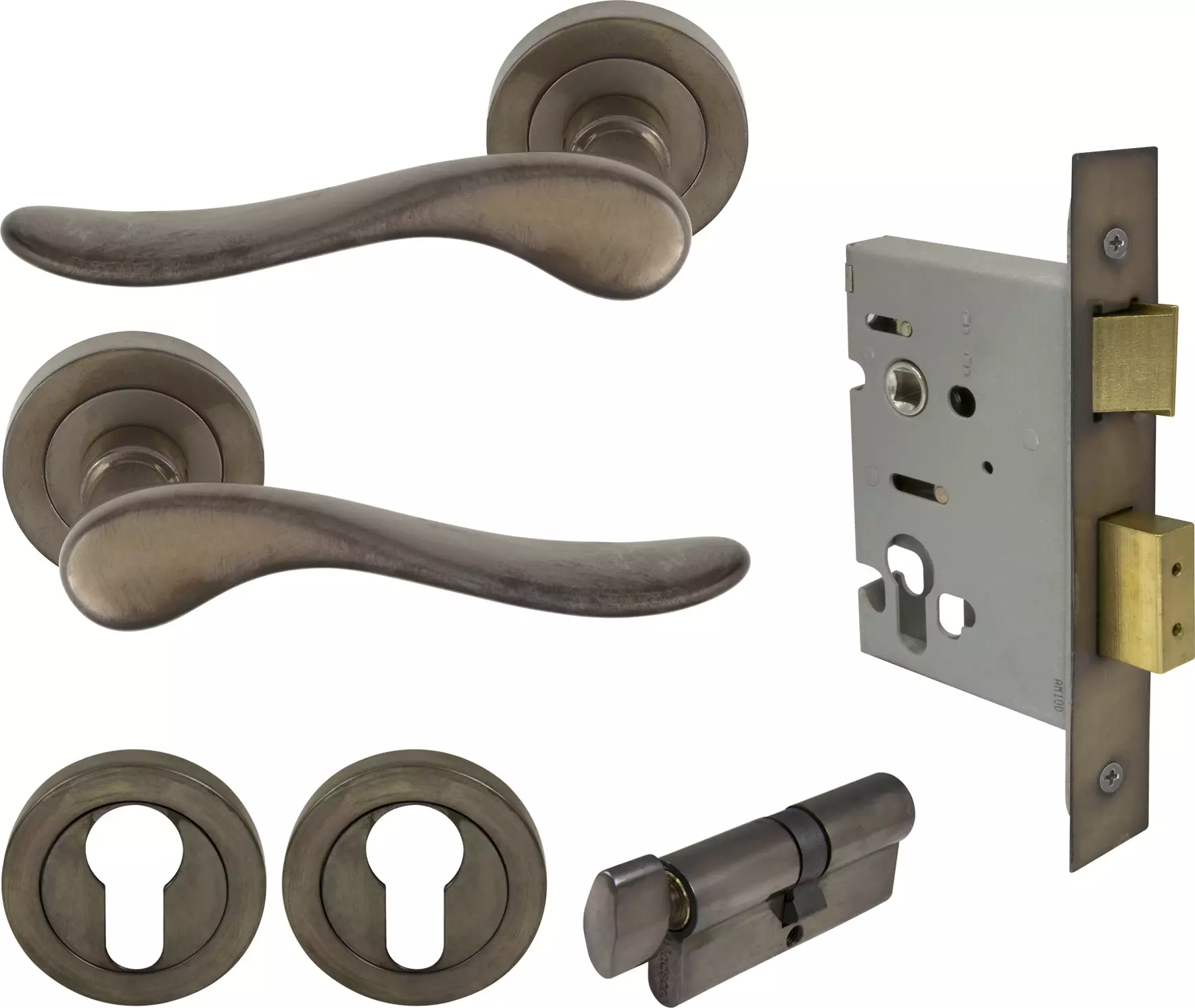 Haven Round Rose Entrance Set - E48 - NB