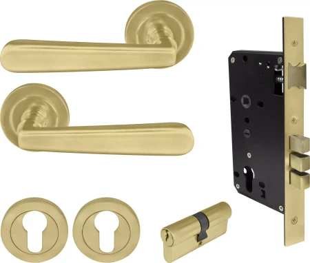 Villa Round Rose Entrance Set - E85 - Key/Key - MSB