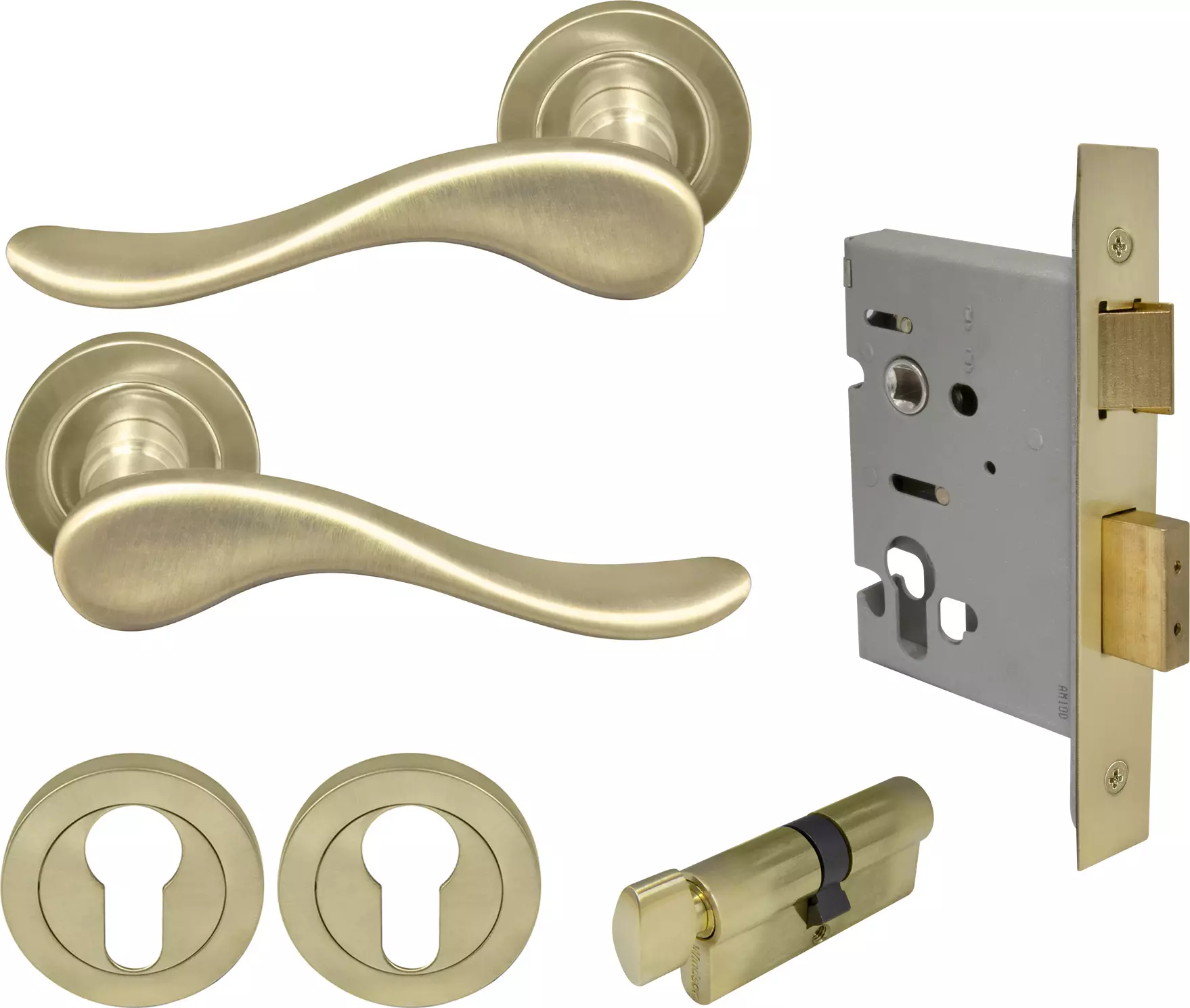 Haven Round Rose Entrance Set - E48 - USB