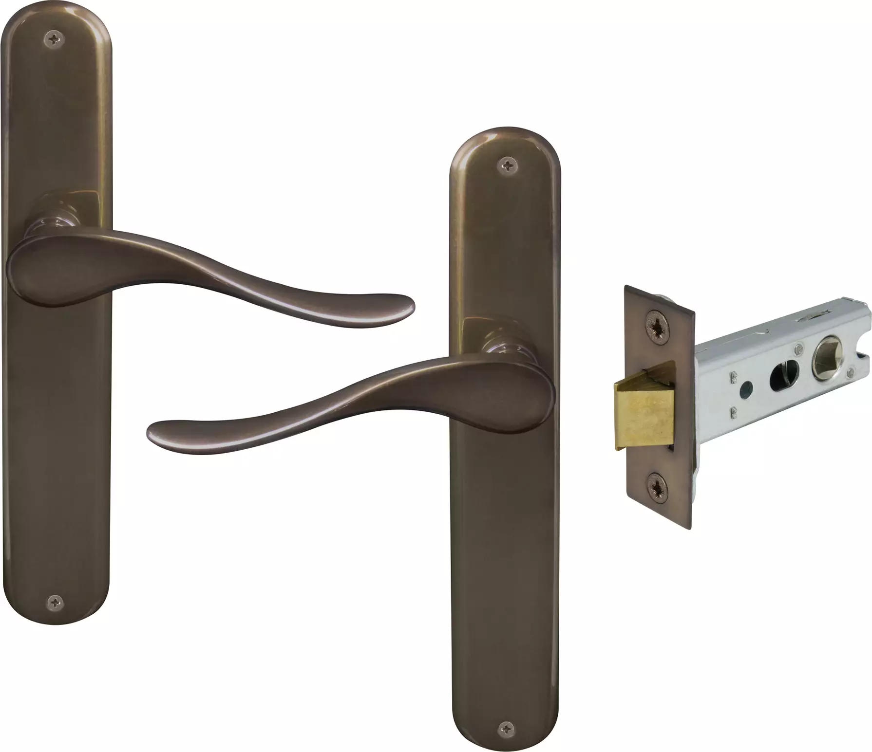 Haven Longplate Oval Passage Set - AB