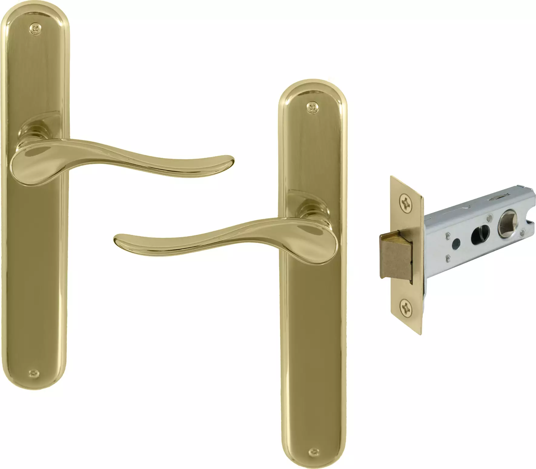 Haven Longplate Oval Passage Set - PB