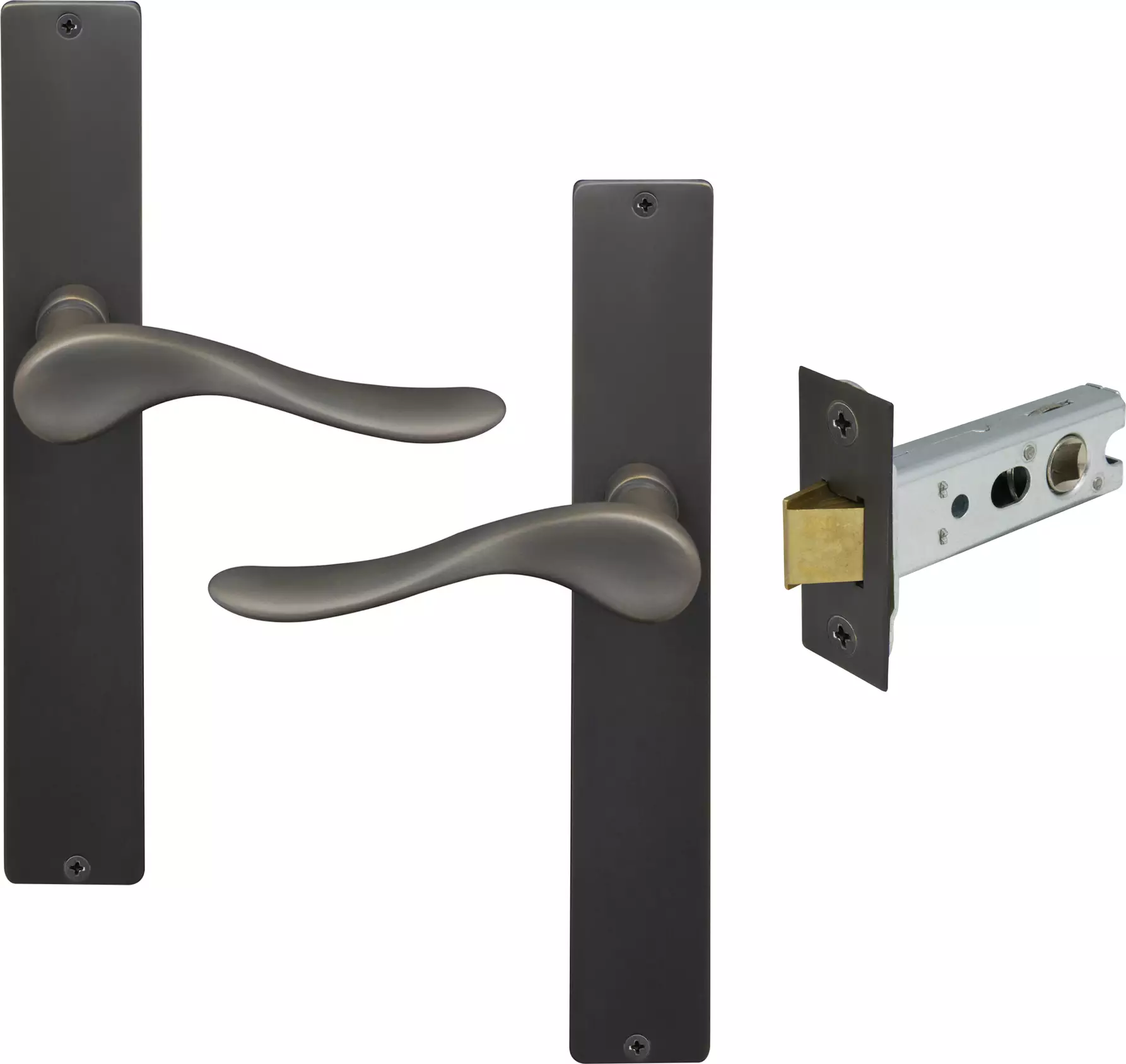 Haven Longplate Square Passage Set - DRB