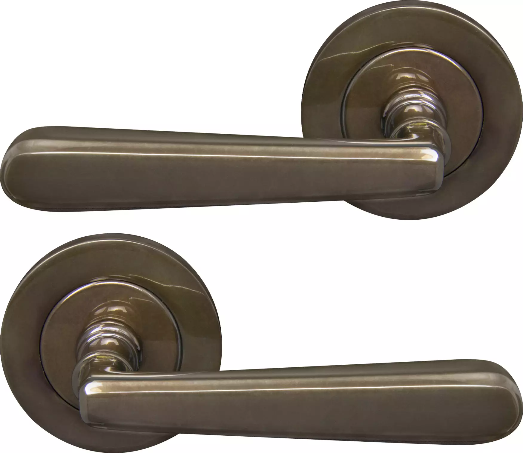 Villa 64mm Large Rose Lever Set - AB