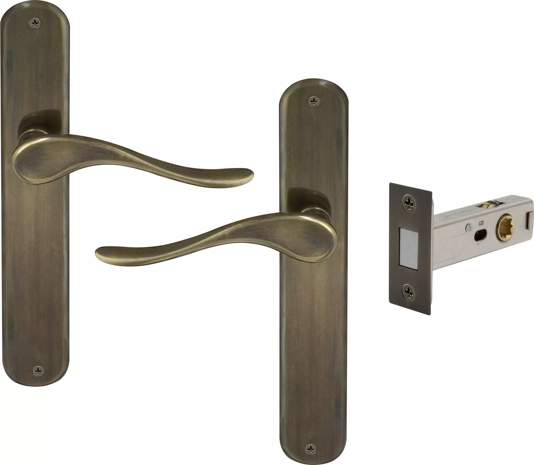 Haven Longplate Oval Passage Set - Magn. Latch - ORB