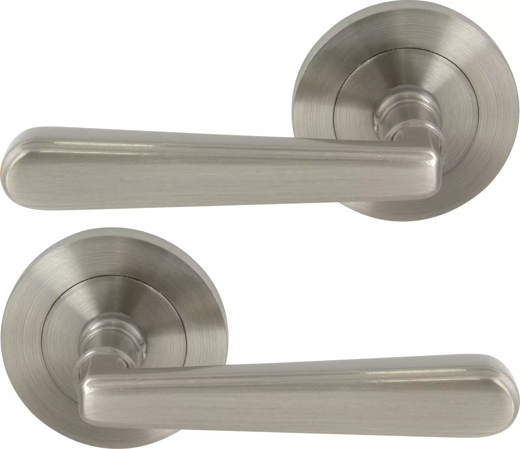 Villa 64mm Large Rose Lever Set - BN