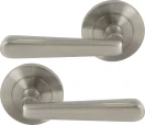 Villa 64mm Large Rose Lever Set - BN