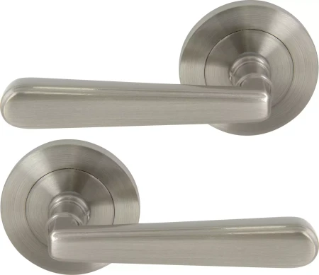 Villa 64mm Large Rose Lever Set - BN
