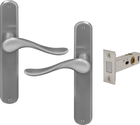Haven Longplate Oval Passage Set - Magn. Latch - PC