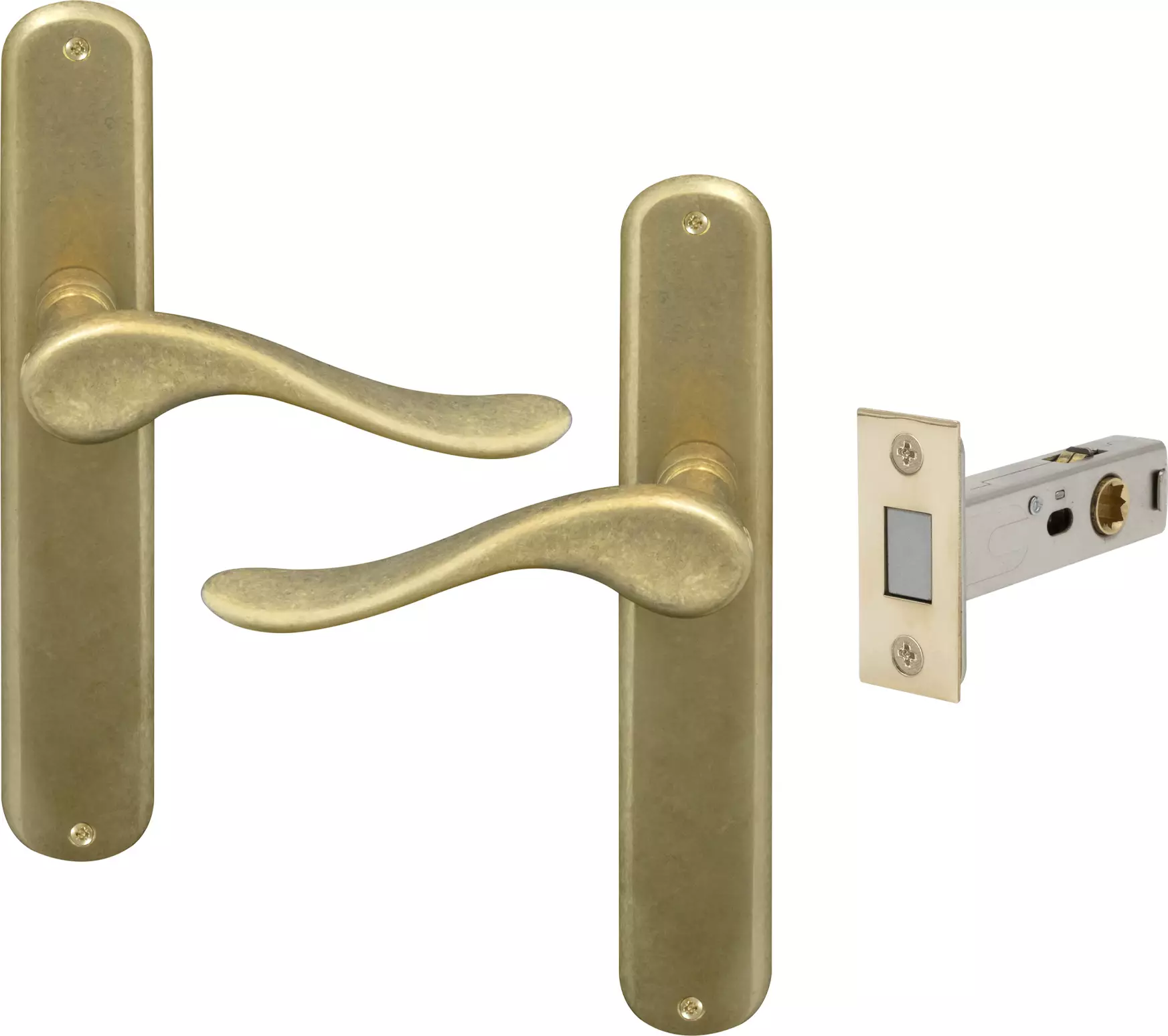 Haven Longplate Oval Passage Set - Magn. Latch - RLB