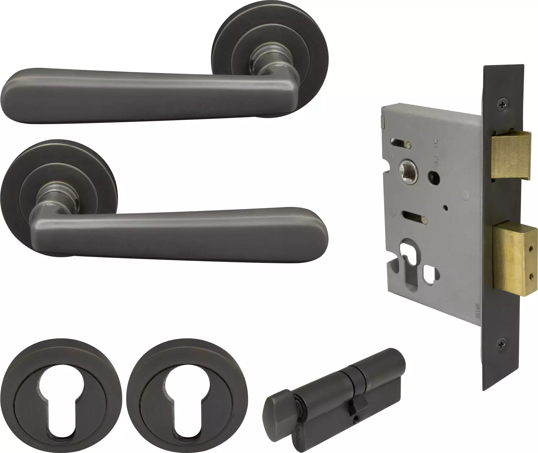 Villa Round Rose Entrance Set - E48 - DRB