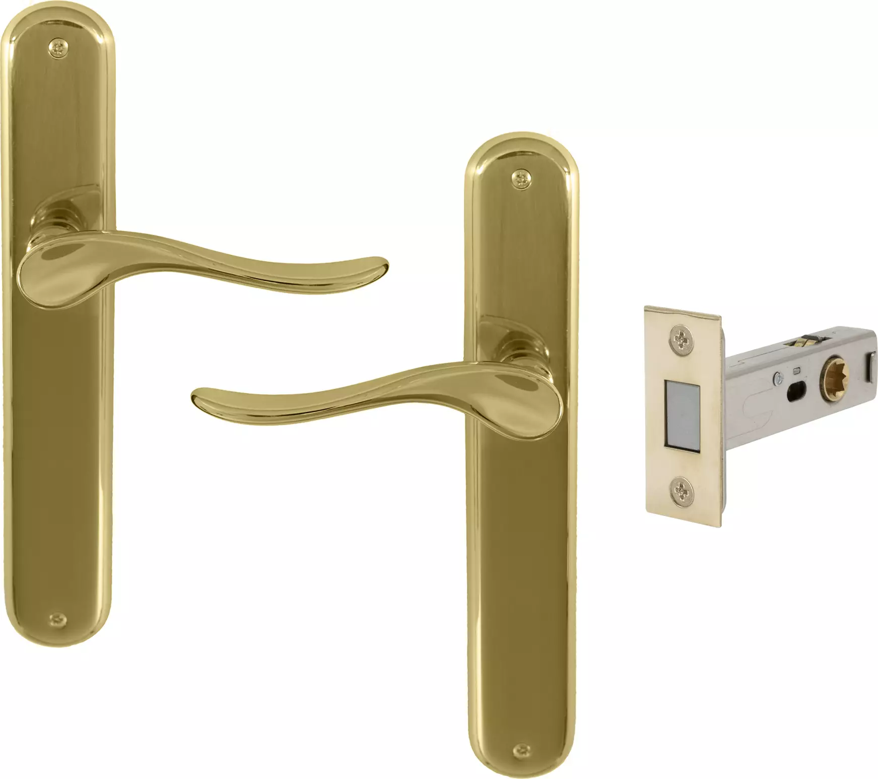 Haven Longplate Oval Passage Set - Magn. Latch - UB