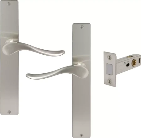Haven Longplate Square Passage Set - Magn. Latch - BN