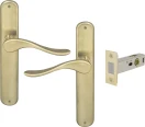 Haven Longplate Oval Passage Set - Magn. Latch - USB